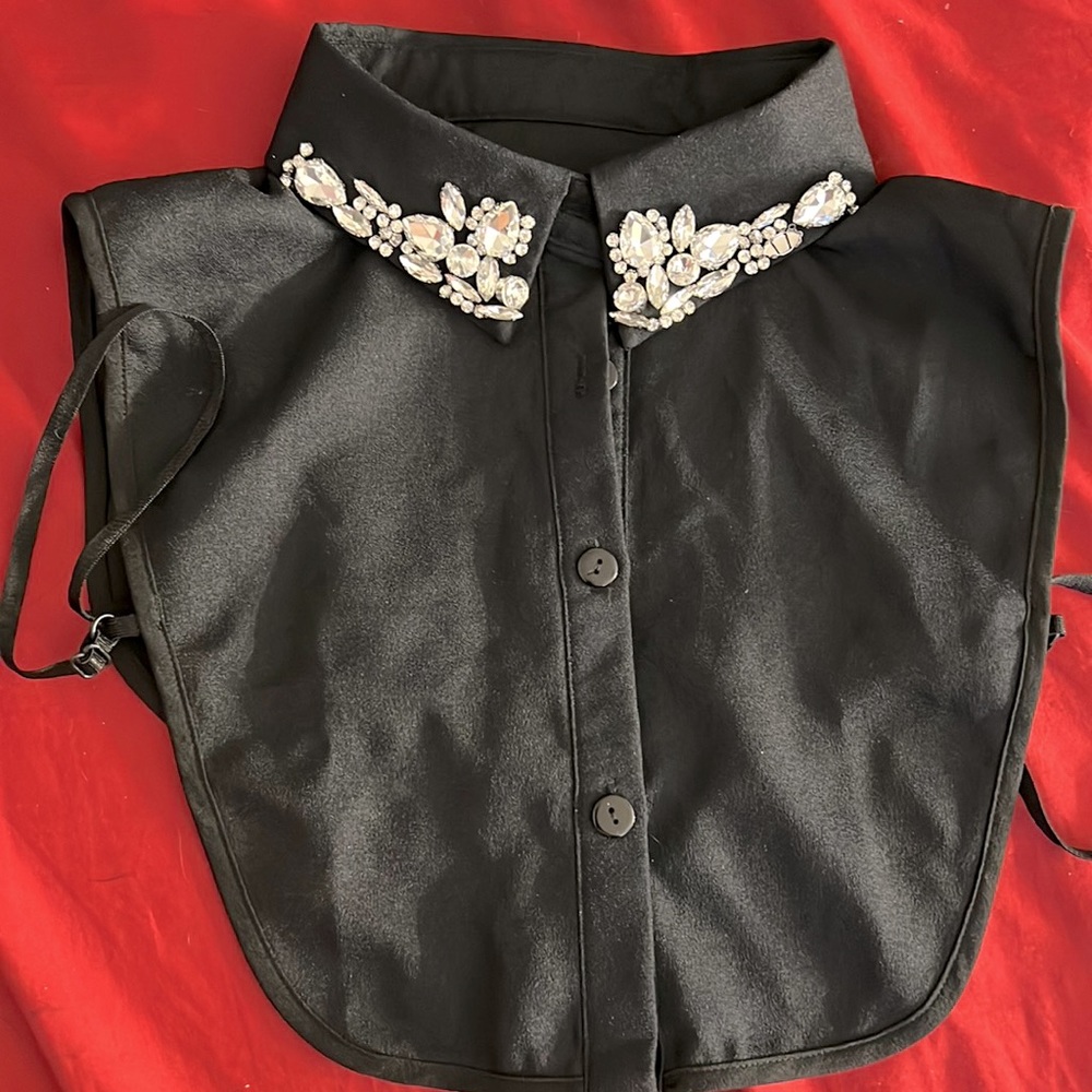 Rhinestone Dicky worn underneath a sweater or a blouse rare find 1 of a kind